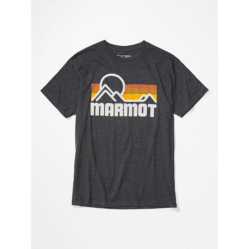 Marmot Coastal T-Shirts For Mens Black ZQL945267